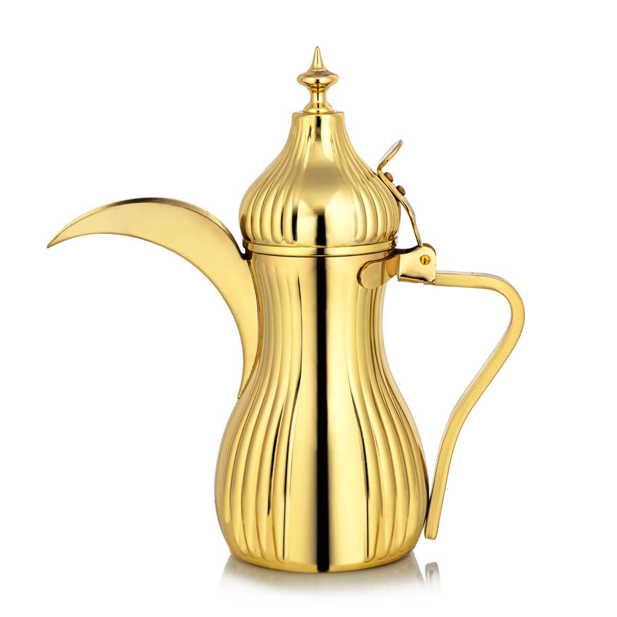 Almarjan 1.5 Liter Stainless Steel Dallah Gold - STS0010672